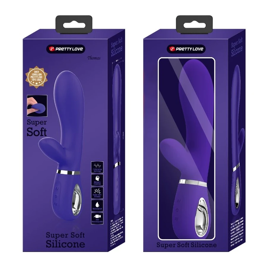 PRETTY LOVE - VIBRATEUR MULTIFONCTION G-SPOT THOMAS VIOLET